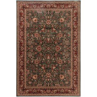 Бельгийские шерстяные ковры Kashqai-Shapur 4362-400 Зеленый